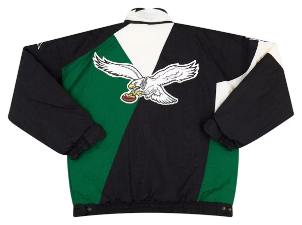 1990-95 Philadelphia Eagles Apex One Rain Satin Jacket