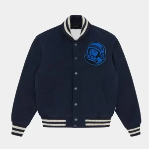 Astro BBC Navy Blue Wool Varsity Jacket