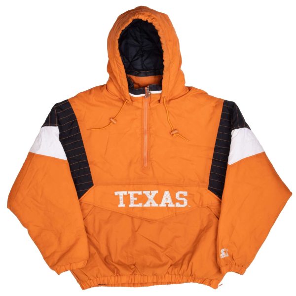 BUY NCAA TEXAS LONGHORNS 1990S STARTER HEAVY PULLOVER JACKET