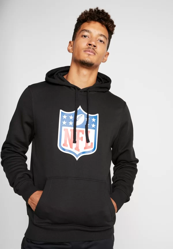 BUY NFL SHIELD BACK TO BLACK HOODY Hoodie