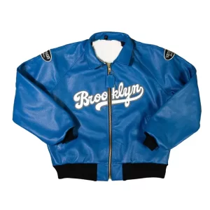 Brooklyn Dodgers Vanson Blue Leather Jacket