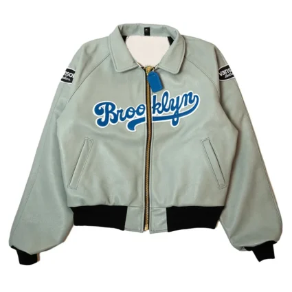 Buy Brooklyn Dodgers Vanson Blue Leather Jacket