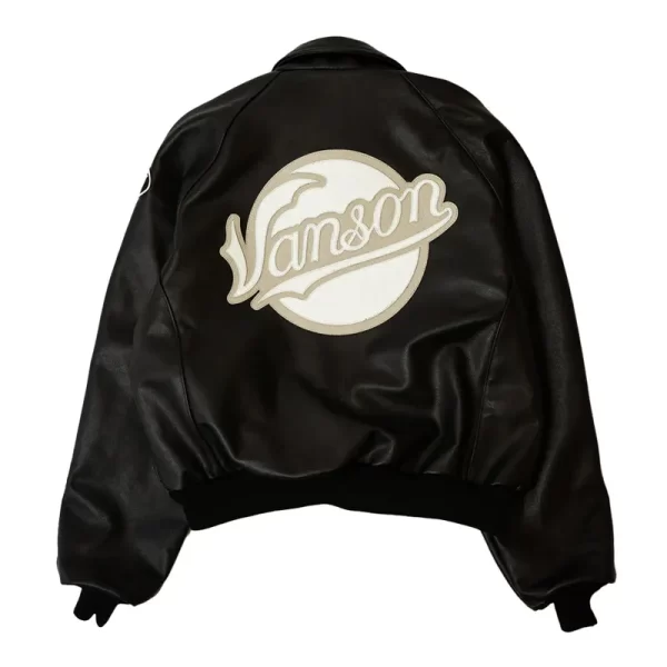 Bronx Vanson Full-Zip Leather Jacket