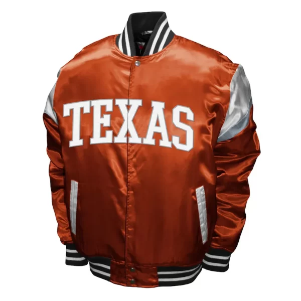 Buy Texas Longhorns Power Burnt Orange Satin Jacket