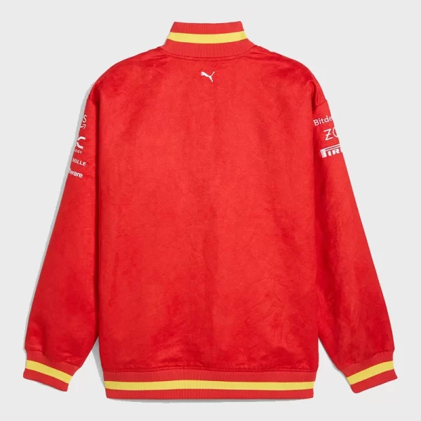 Charles Leclerc Ferrari F1 2024 Team Varsity Jacket