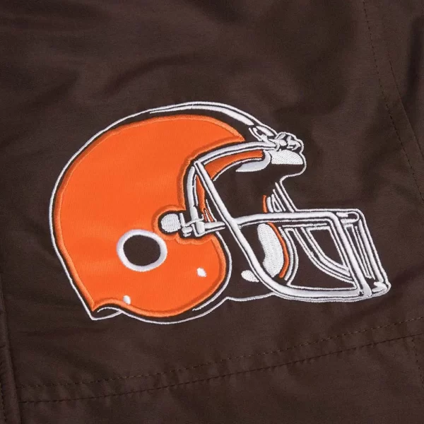 Cleveland Browns Brown Hooded Jacket