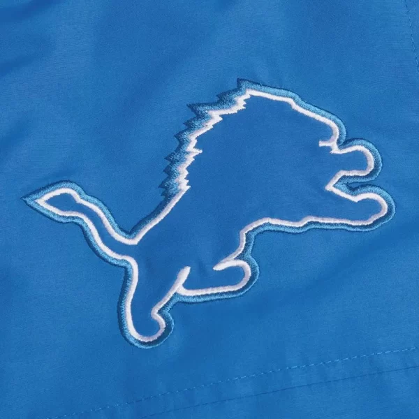 Detroit Lions Blue Hooded Jacket