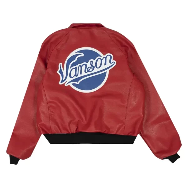 Harlem Vanson Full-Zip Leather Jacket