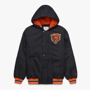 Get Chicago Bears Black Hooded Jacket