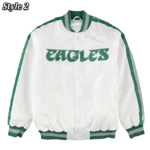 Get Philadelphia Eagles O-Line Satin Jacket