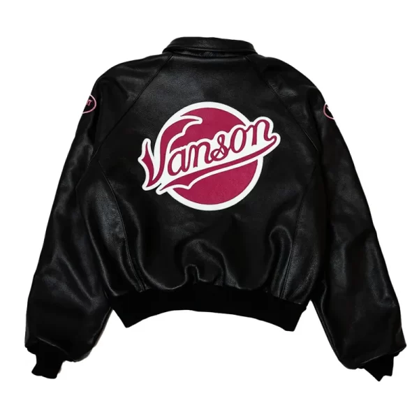 Harlem Vanson Full-Zip Leather Jacket