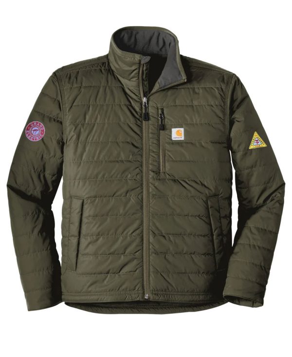 Rebel Moon Khaki Green Carhartt Puffer Jacket