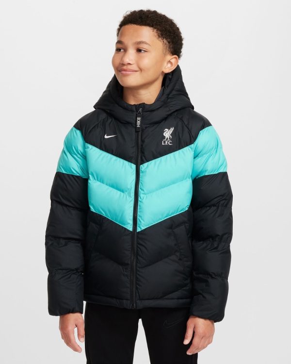 LFC Nike Youth 24/25 Synfil Black & Washed Teal Jacket