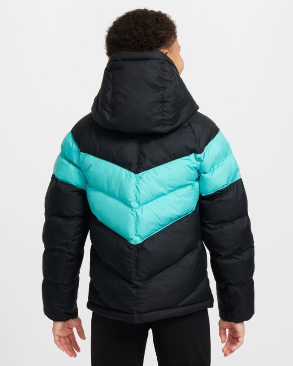 LFC Nike Youth Synfil Black & Washed Teal Jacket