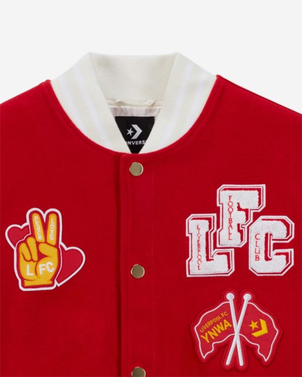 LFC x Converse Unisex Woven Varsity Jacket