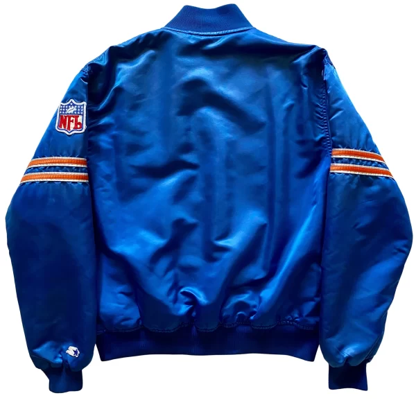 Lewis Hamilton Vintage 80s Denver Broncos Starter Satin Jacket