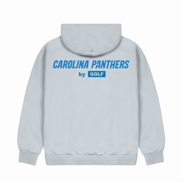 Men's Carolina Panthers GOLF WANG Silver Cutout Hoodie