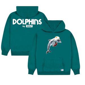 Men's Miami Dolphins GOLF WANG Cutout Pullover Hoodie