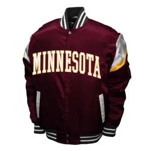 Minnesota Golden Gophers Power Maroon Satin Jacket