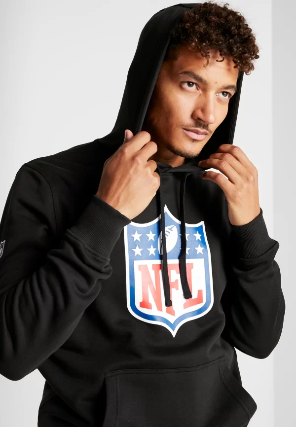 NFL SHIELD BACK TO BLACK HOODY