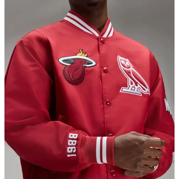 OVO Miami Heat Red Jacket