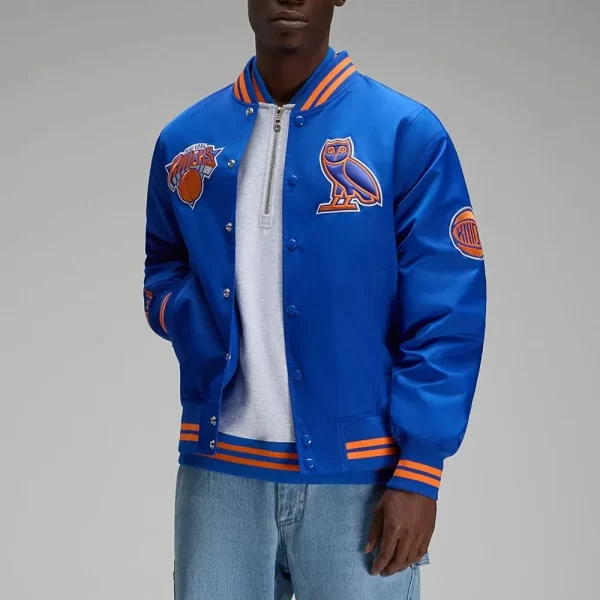 OVO NY Knicks Blue Jacket