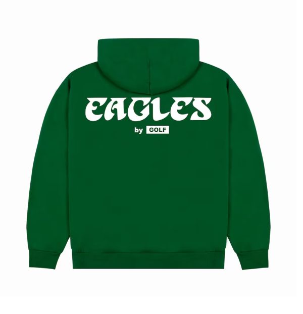 Philadelphia Eagles GOLF WANG Green Cutout Pullover Hoodie