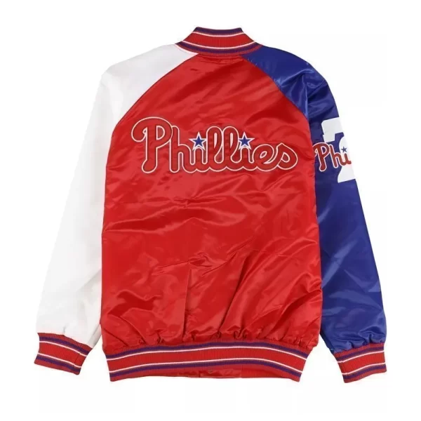 Philadelphia Phillies Hometown Full-Snap Varsity Satin Jacket