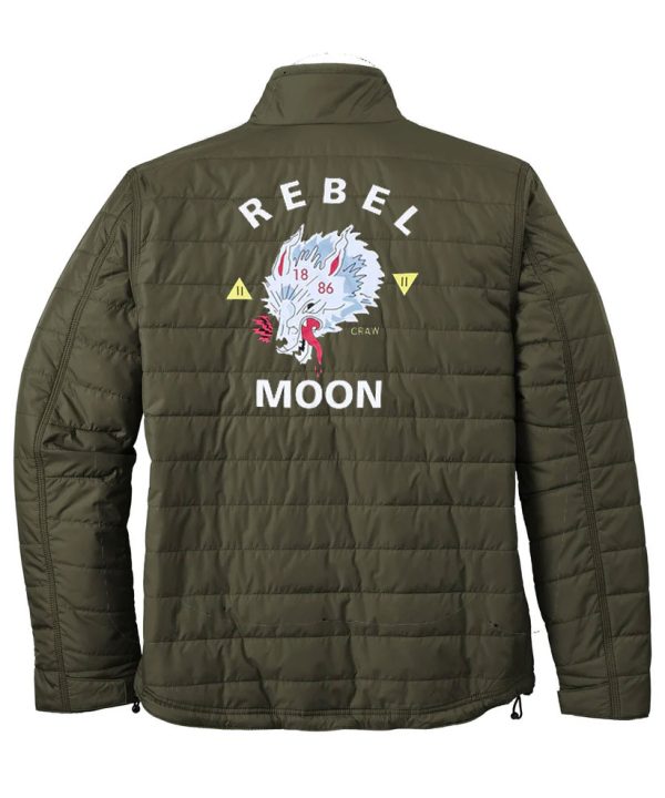 Rebel Moon Khaki Green Carhartt Puffer Jacket