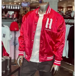 Red Houston Texans H-Town Satin Jacket