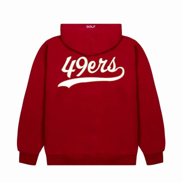 San Francisco 49ers GOLF WANG Scarlet Cutout Hoodie