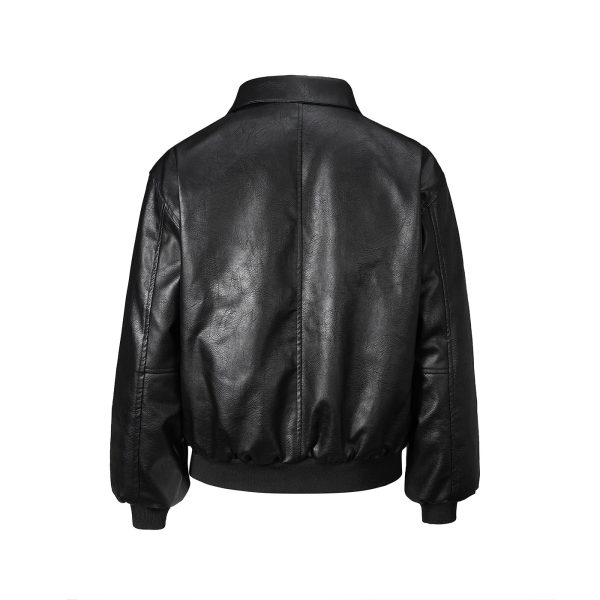 Urban Shred Black Oversized Bomber Jacket