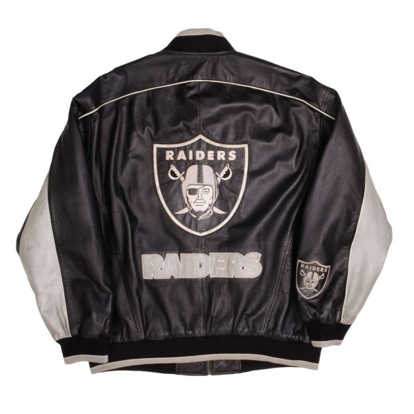 VINTAGE NFL LOS ANGELES RAIDERS LEATHER JACKET