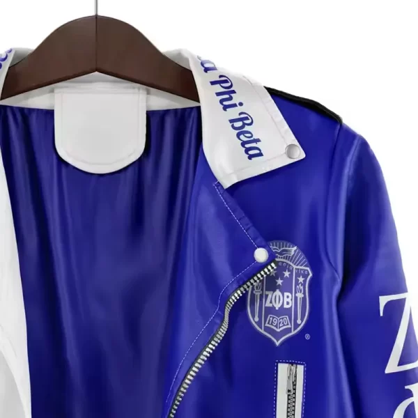 Zeta Phi Beta Sorority Leather Jacket