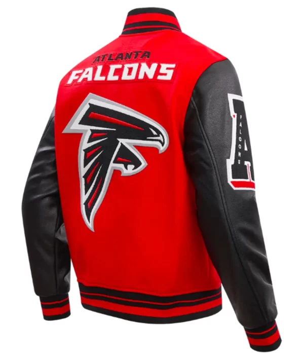 Atlanta Falcons Mashup Red & Black Varsity Jackets