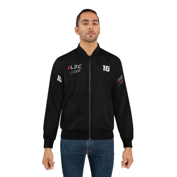 Charles Leclerc Ferrari F1 2024 Bomber Jacket