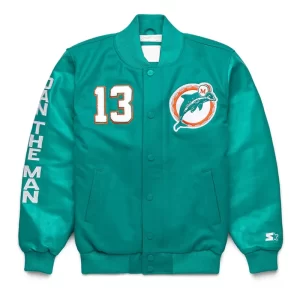 Dan Marino Goat Wool Varsity Jacket