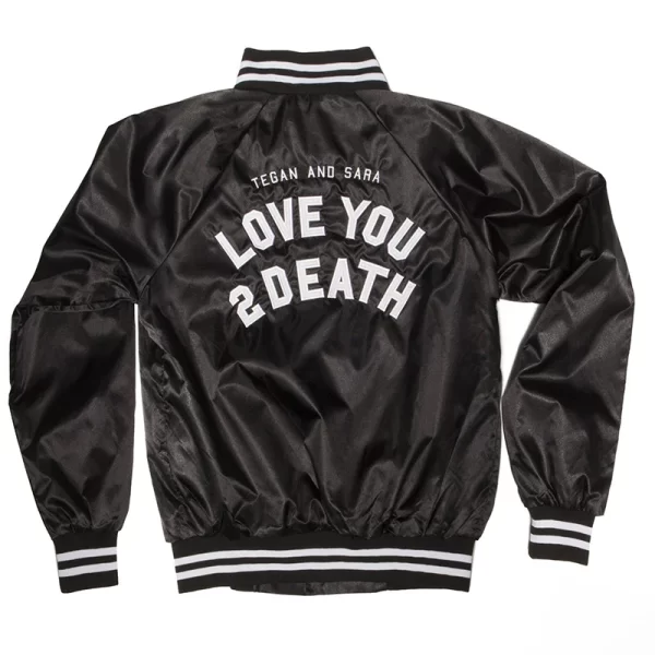 Get Love You To Death (Satin Baseball Bomber Jacket)