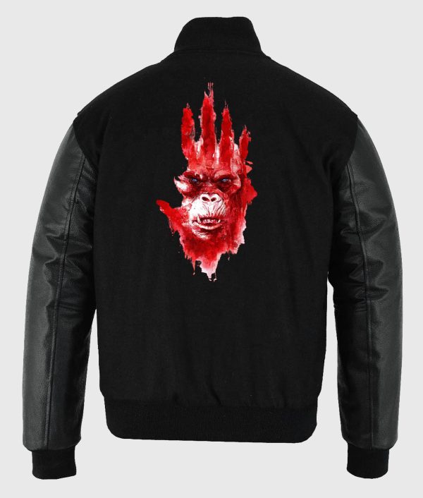 Godzilla X Kong The New Empire Black Wool Jacket