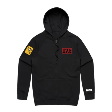Jet Star Black Zip Up Hoodie