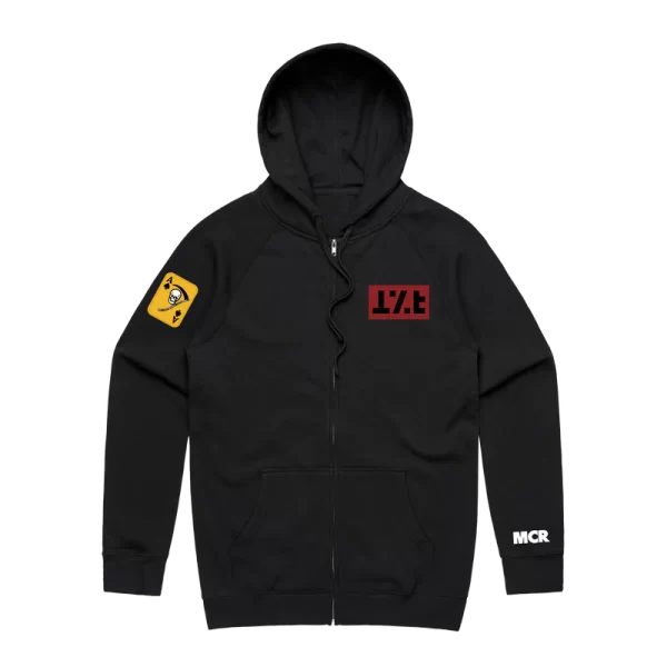 Jet Star Black Zip Up Hoodie