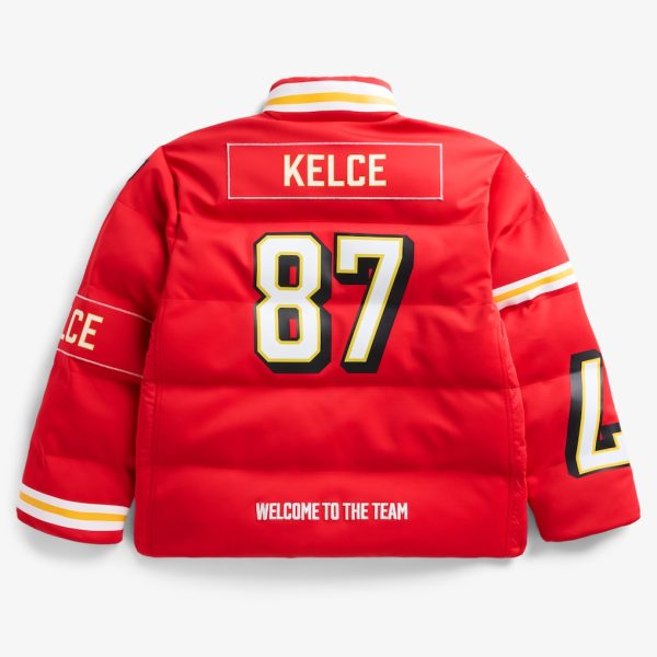 Kansas City Chiefs Travis Kelce Red Off Season x NFL Player Jacket