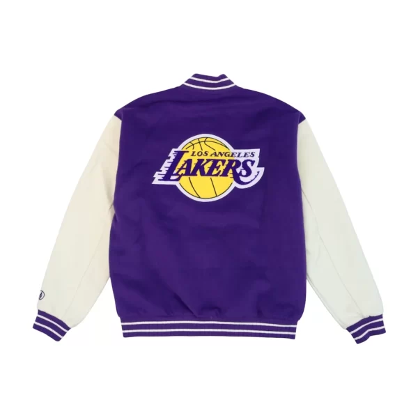 Lakers Purple Varsity Jacket