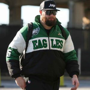 Custom Made Philadelphia Eagles Full-Zip Satin Jacket