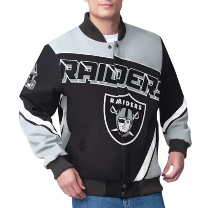 Las Vegas Raiders Maximum Racing Black Jacket