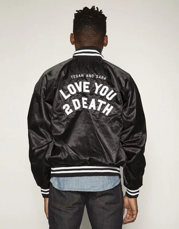 Love You To Death (Satin Baseball Bomber Jacket)