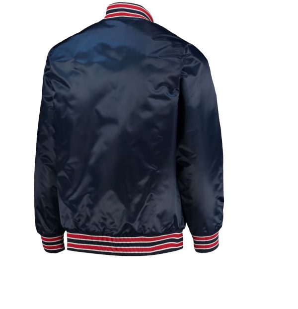 Men's Boston Red Sox Starter Navy The Diamond Full-Snap Jacket