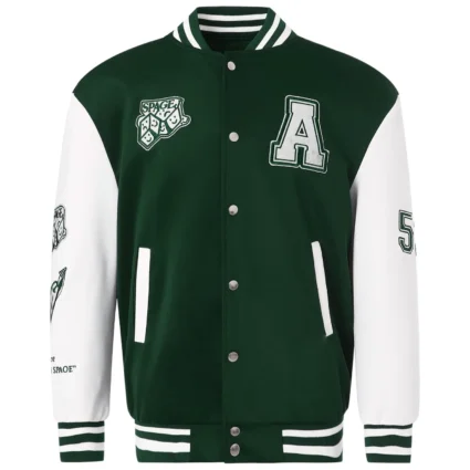 Men’s College Baseball Wool Bomber Jacket