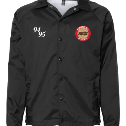 Men's Houston Rockets Summit Collection Coach's Black Jacket