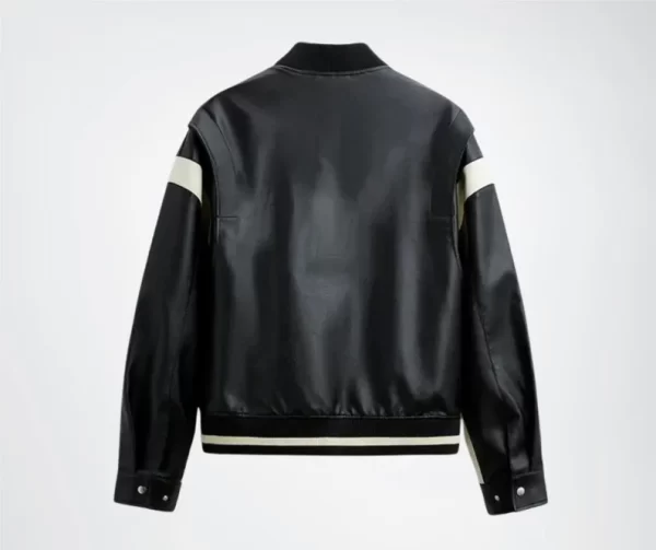 Men's Real Lambskin Biker Black Leather Jacket